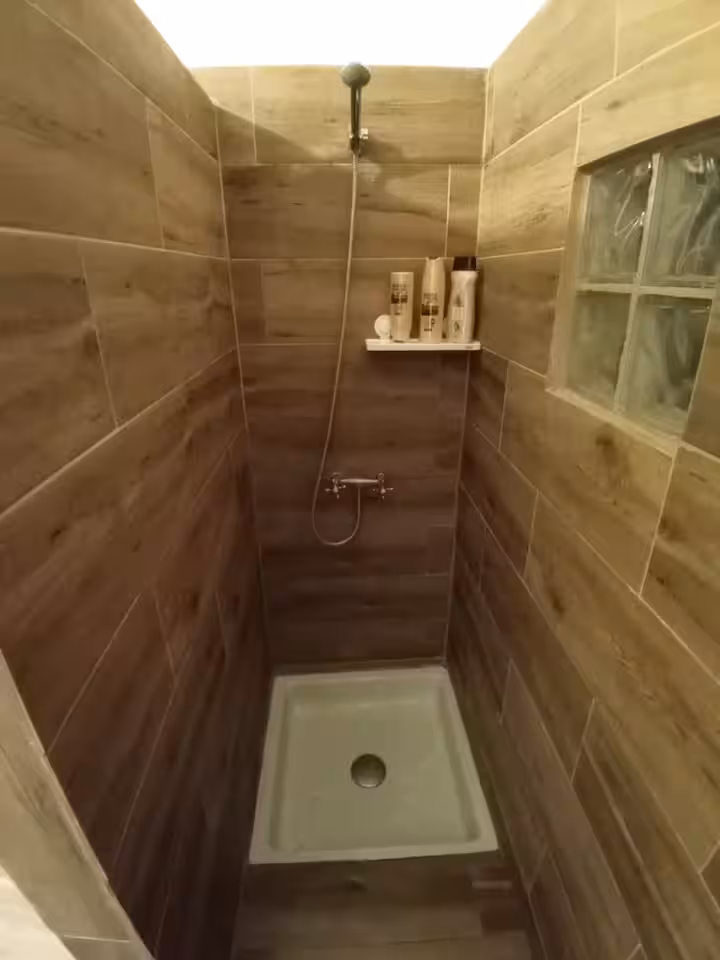 Casita en la montaña en Vandellòs — dormitorio
